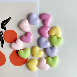 Color Love Heart Resin Refrigerator Message Post Photo Magnetic Stickers Home Decoration