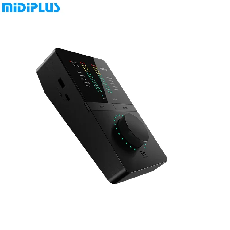 Midiplus TITAN Q6 USB Mixer Musical Professional Audio Interface Studio Recording Sound Cards For Livestream Broadcast Mobile PC