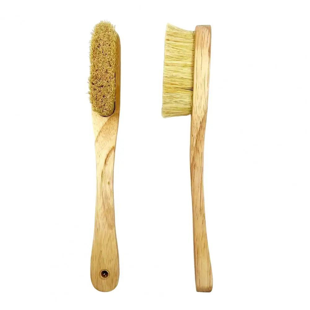 

Rock Climbing Brush with Wooden Long Handle Thick Boar Bristles Portable Indoor Outdoor Climbing Bouldering Brush Cleaning Tool