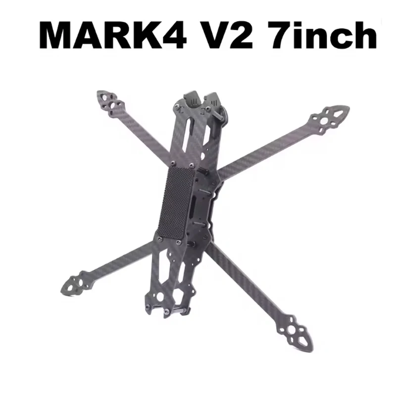 Mark4 7" frame 295 mm wielbasis - 20x20/30x30 stapel- en HD-camerabevestigingen voor FP Drone Frame Kit met groot bereik