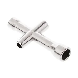4 in 1 3D Printer Nozzle Tool M2 M2.5 M3 M4 Screw Nut Hexagonal Cross Wrench For E3D V5 V6 Bambu X1 P1 A1 Nozzle Mini Spanner