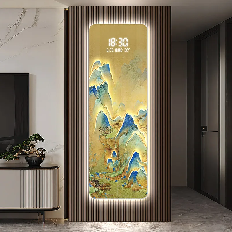 Luxury Big Size Wall Clocks Living Room Digital Art Mural Aesthetic Clock Wall Modern Minimalist Orologio Da Parete Wall Decor