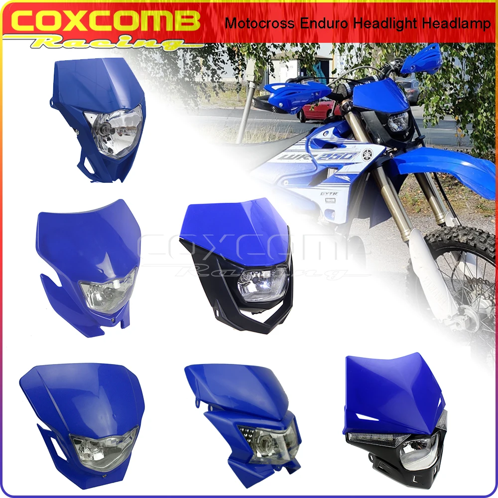 Передняя фара для мотоцикла, передняя фара для мотоцикла для Yamaha WR 250 R WR155R WR125X WR125R WR350F WR426F WR400F WR500 WR TTR 450