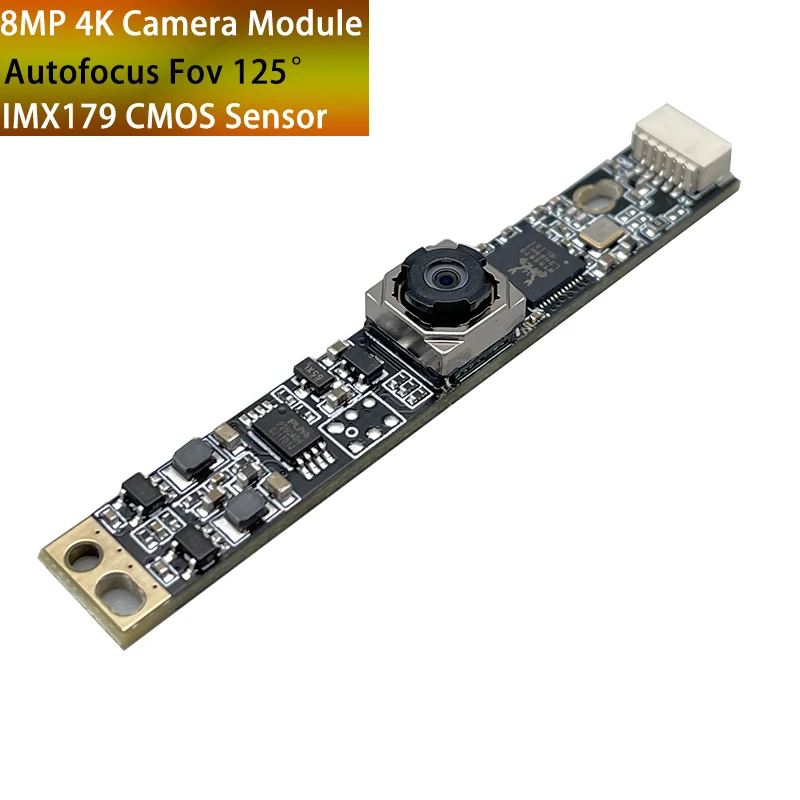 Szerokokątny moduł kamery 8MP z autofokusem 4K z Sony CMOS IMX179 Kąt widzenia 125 stopni UVC OTG Mini kamera internetowa USB do laptopa PC Video