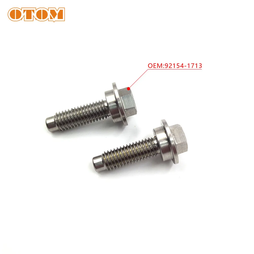 OTOM Motorcycle Stainless Steel Seat Cushion Bolts Flange Hex Head Screw Standard Nut Cover For KAWASAKI KX250F 17-20 KX450F 16-