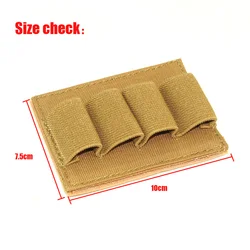 Porta cartuchos táctico para culata de escopeta con velcro