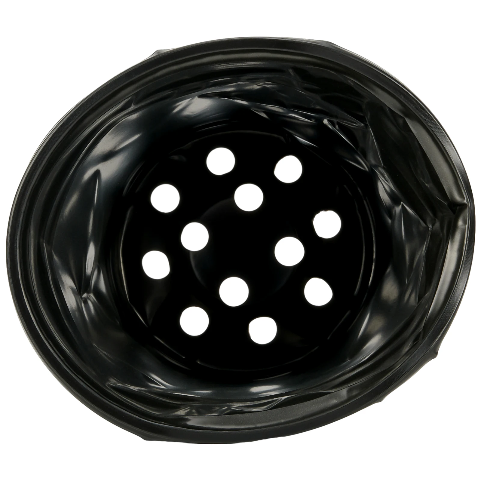Black Plastic Round for Aloe Vera Bonsai Orchid Pothos Snake Plant Succulent Herbs Mint and Water Hyacinth Planting