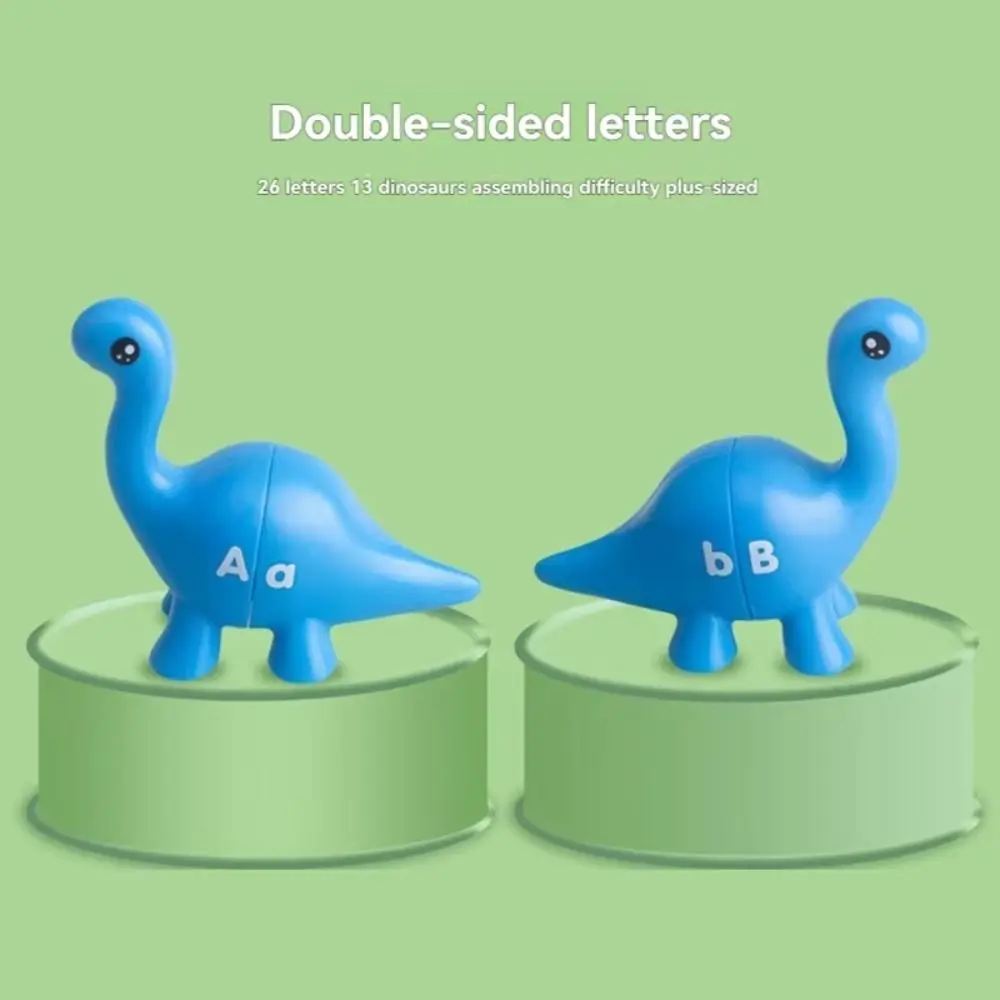 Juguete de letras de plástico a juego, patrón de conteo de números de doble cara, clasificación de colores, juguete Montessori, juego IQ portátil