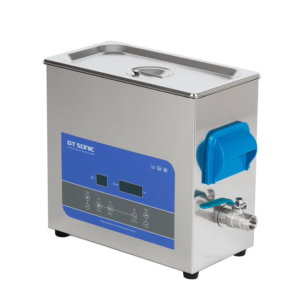 GT SONIC 150W 40kHz Ultrasound Cleaning Machine 6L Water Bath Digital Ultrasonic Cleaner for Vinyl Record Jewelry