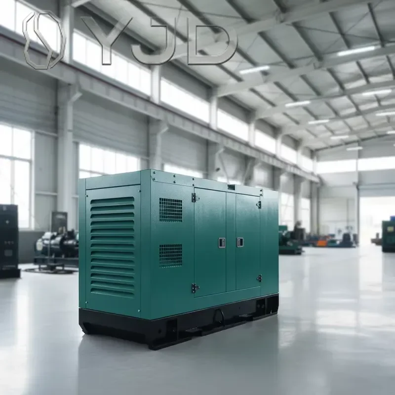 Low Fuel Consumption 40kW 50kVA Silent Type Diesel Generator 3 Phase Output Alternator Auto Start for Hospital Factory Backup