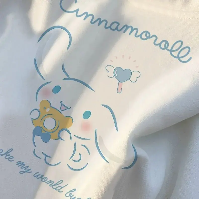 2023 Cinnamoroll Sanrio Kawaii Anime Thick Shirt Clothes Girly Heart Cute Cartoon Pochacco Lovely Sweet Hoodie Toys for Girls