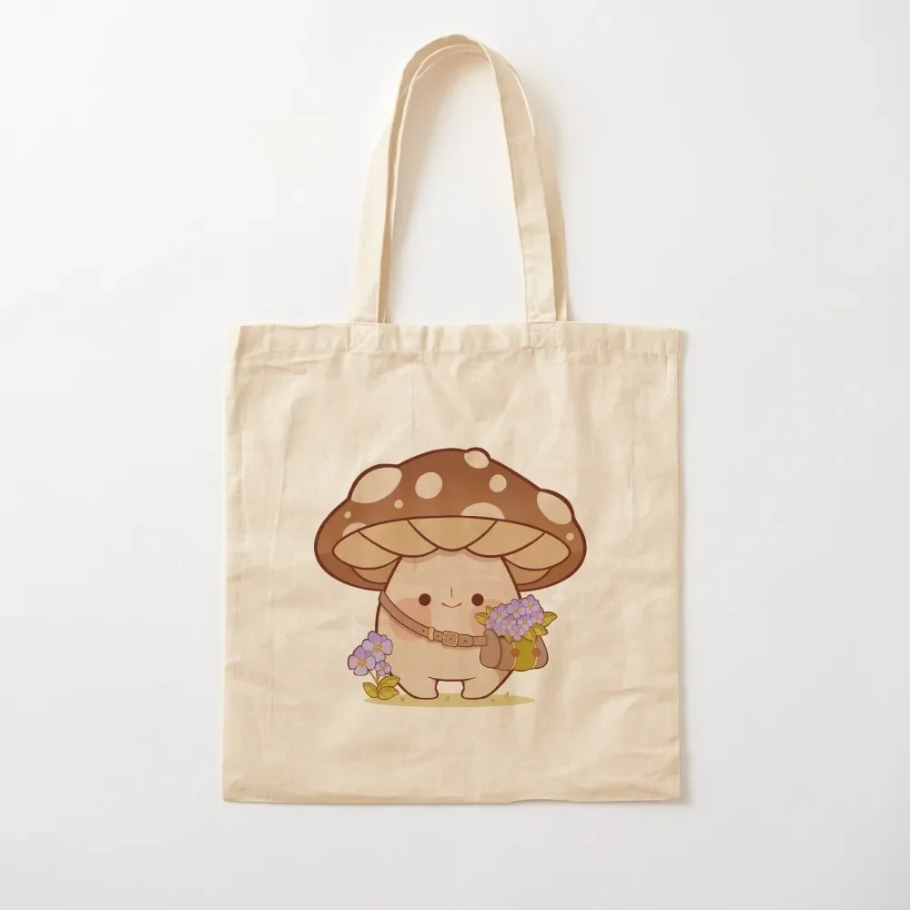 

Flower picking mushroom Tote Bag Women's shopper bag Gift bag canvas tote