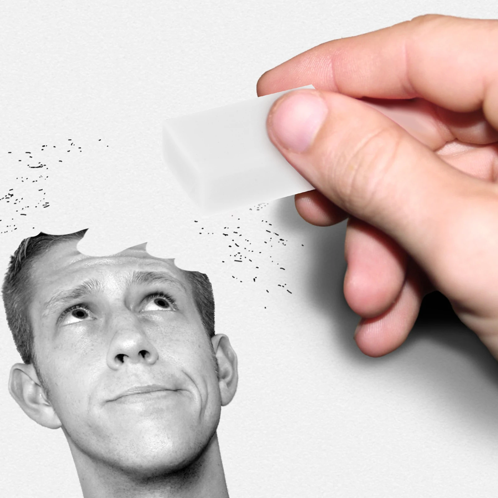 30 Pcs White Art Erasers for Drawing Sketching Office PVC Material Minimal Residue Artists Students