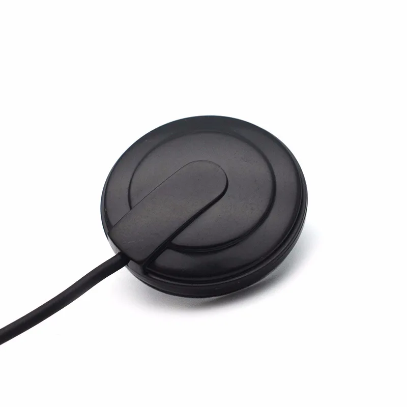 Universal Single-Head Black Shell Pickup Sound Pickup Contact Pickup for Instruments, Buzzer Piezo Pickup, No Drilling Needed