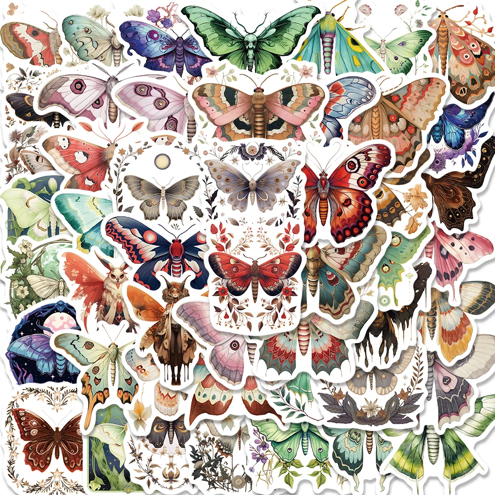 

50pcs Colorful Insect Stickers Waterproof Graffiti Vinly Decoration Sticker DIY Laptop Guitar Phone Case Motorcycle Book KidsToy