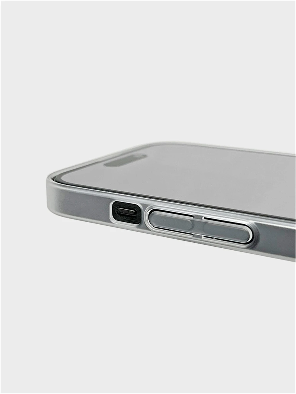 0,7 mm ultradünne, sandgestrahlte, mattierte Hart-PC-Hülle für iPhone 18 17 16 Pro Max 15 14 Plus 13 12, einfache transparente Abdeckung – Detail 7