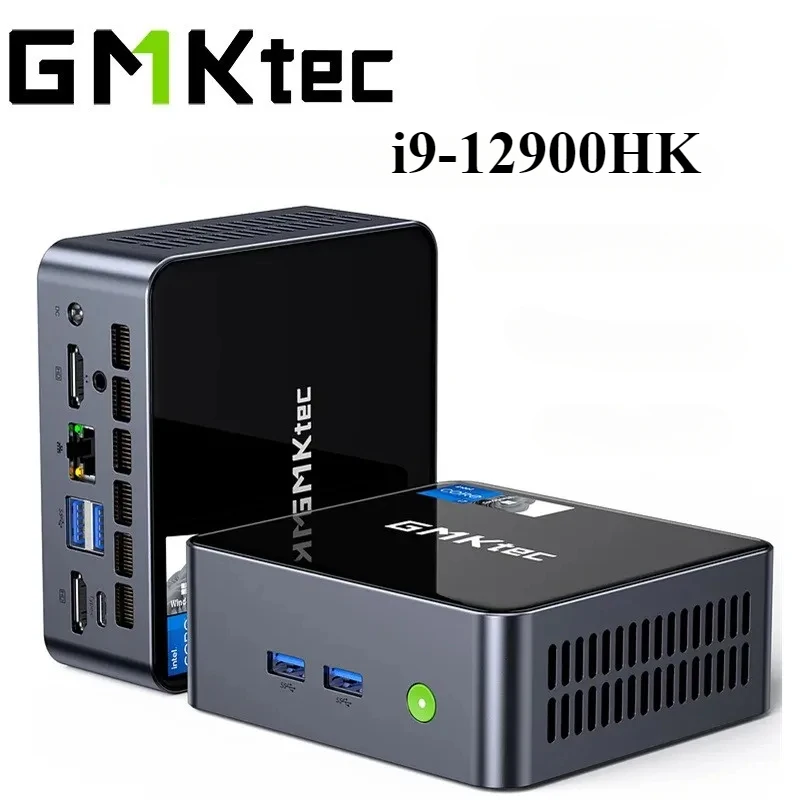 GMKtec M3 Plus Core I9-12900HK كمبيوتر صغير ويندوز 11 برو DDR4 3200 ميجا هرتز NVME SSD WiFi 6 BT5.2 مراوح مزدوجة عرض ثلاثي لعبة الكمبيوتر