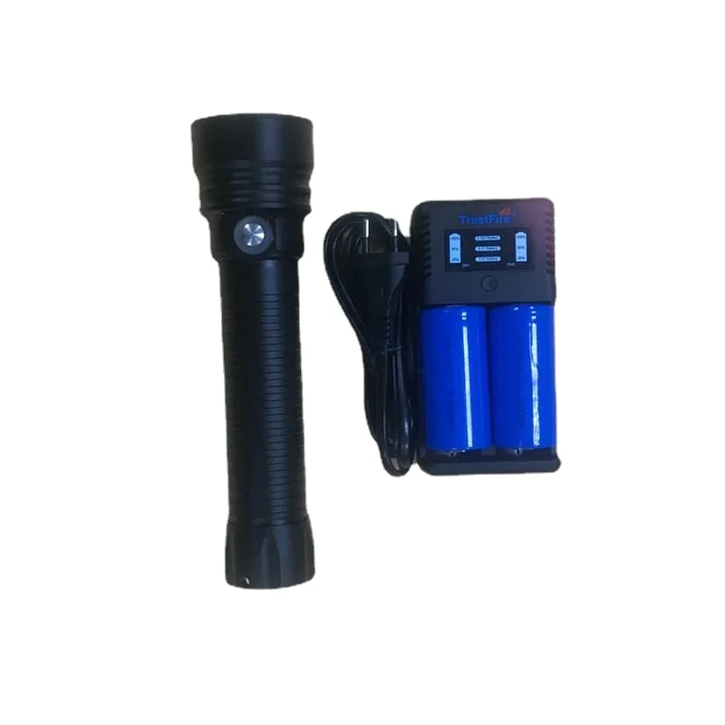 Lampe de poche de plongée sous-marine XHP70.2 LED, torche de plongée sous-marine à 100M, nouveau XHP70, alimentée par 2*32650/26650