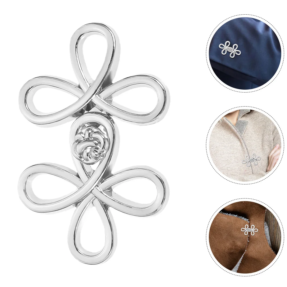 

8 Pairs Vintage Metal Toggle Clasp Retro Cape Cloak Fastener Decorative Coat Buckle Clip Cardigan Shawl Collar Sewing Buttons