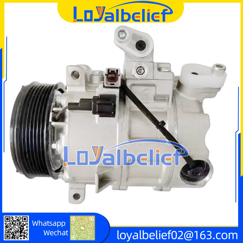

AC Compressor with Clutch For Nissan GT-R R35 DCS17EC 92600-JF01A 92600JF01A 9860374465 92600JF02A 92600JK29A 7 Grooves