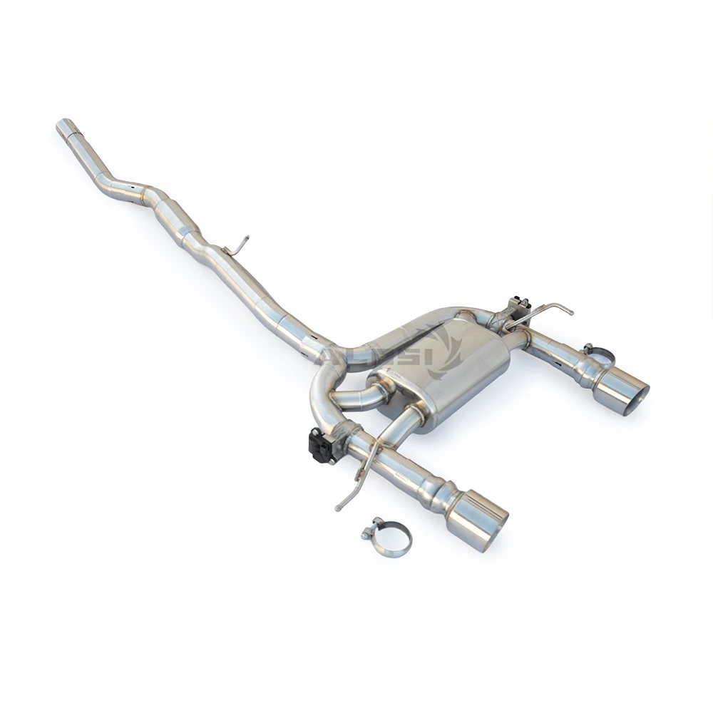 

For Audi TT MK1 1.8T 1998-2006 Stainless Steel Exhaust Valve, High-performance cat Back Exhaust, with Valve Exhaust System