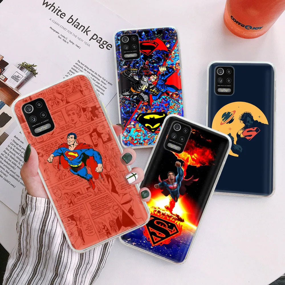 G-21 Superman Transparent Case for Tecno Camon POP GO 4 air 5p 5 15 16 17 17P 18 18i 18P 18T LTE 19 Pro Premier