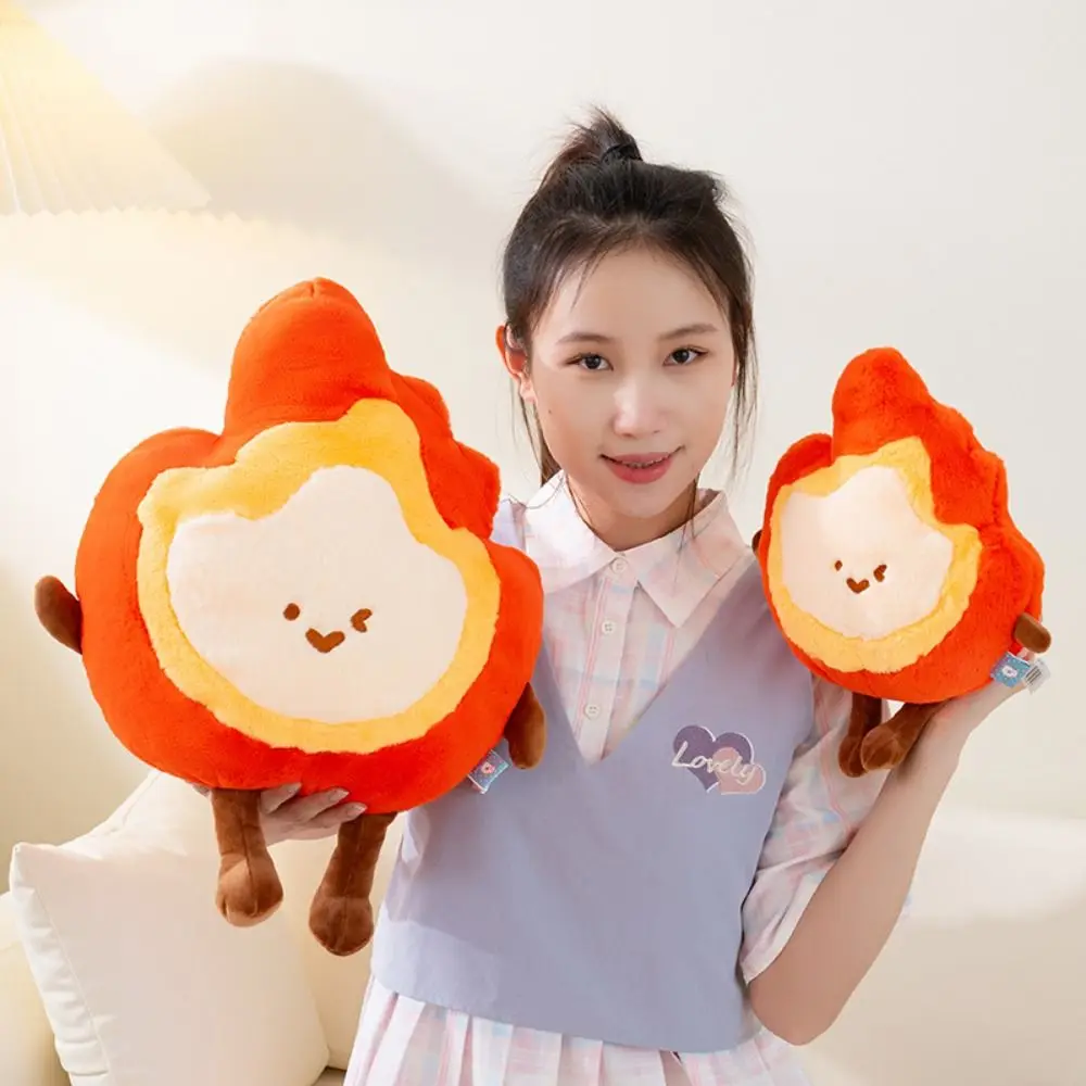 Soft Spark Elf Plush Toy Three Layers Funny Simulation Spark Elf Stuffed Toys Flame Creative Spark Elf Keychain Office Workers