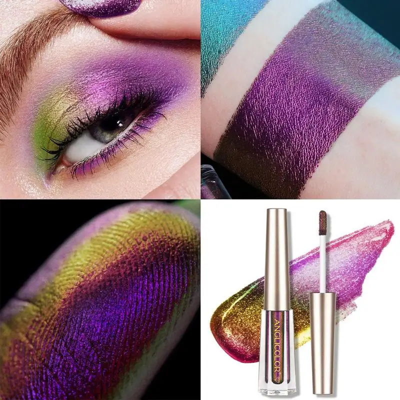 Glitter Eyeshadow Makeup Chameleon Eyeshadow Makeup MultiChrome Eyeshadow Glitter Liquid Eye Shadow For Women Girls