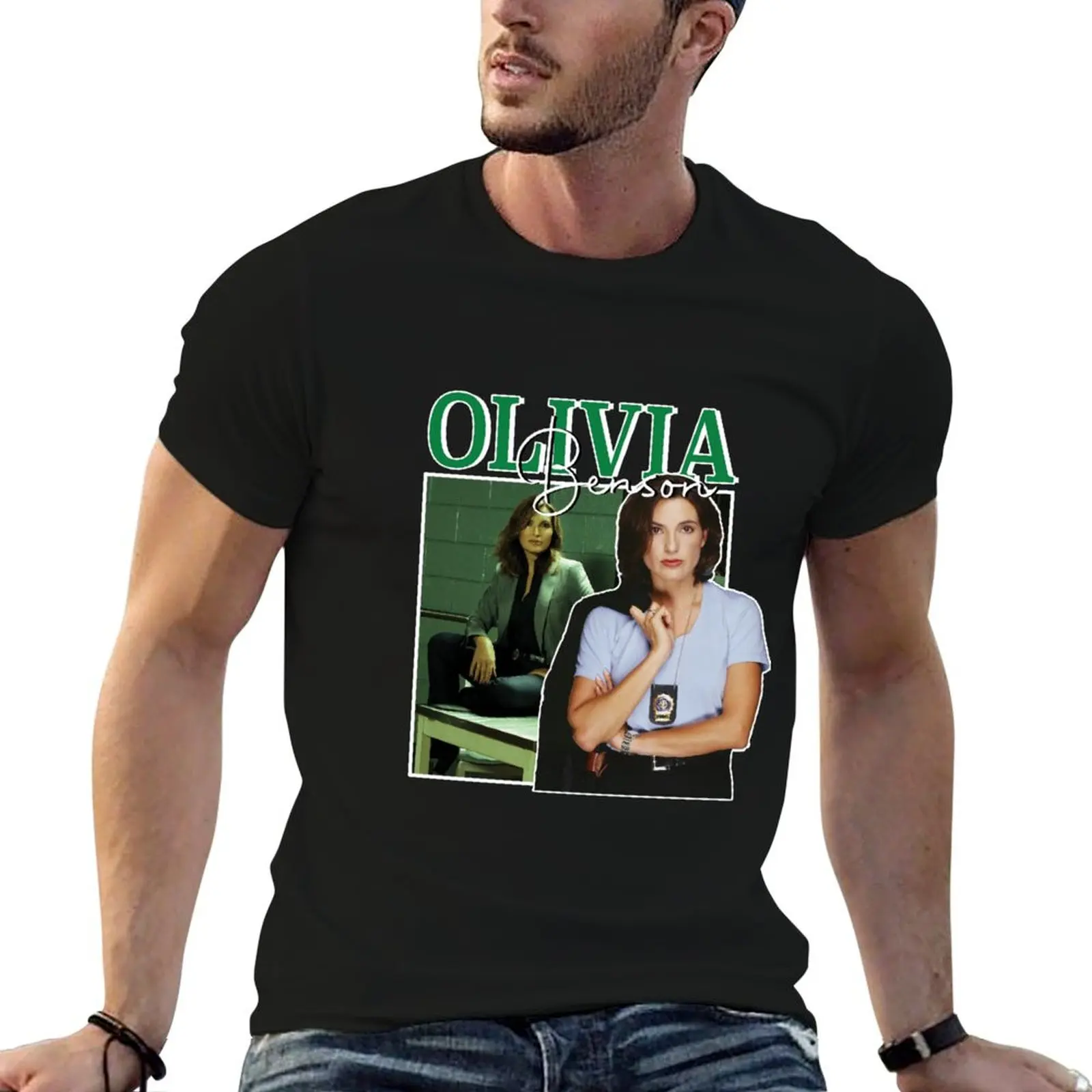 

Olivia Benson Vintage T-Shirt man t shirts for men casual t shirt man designer T-Shirt