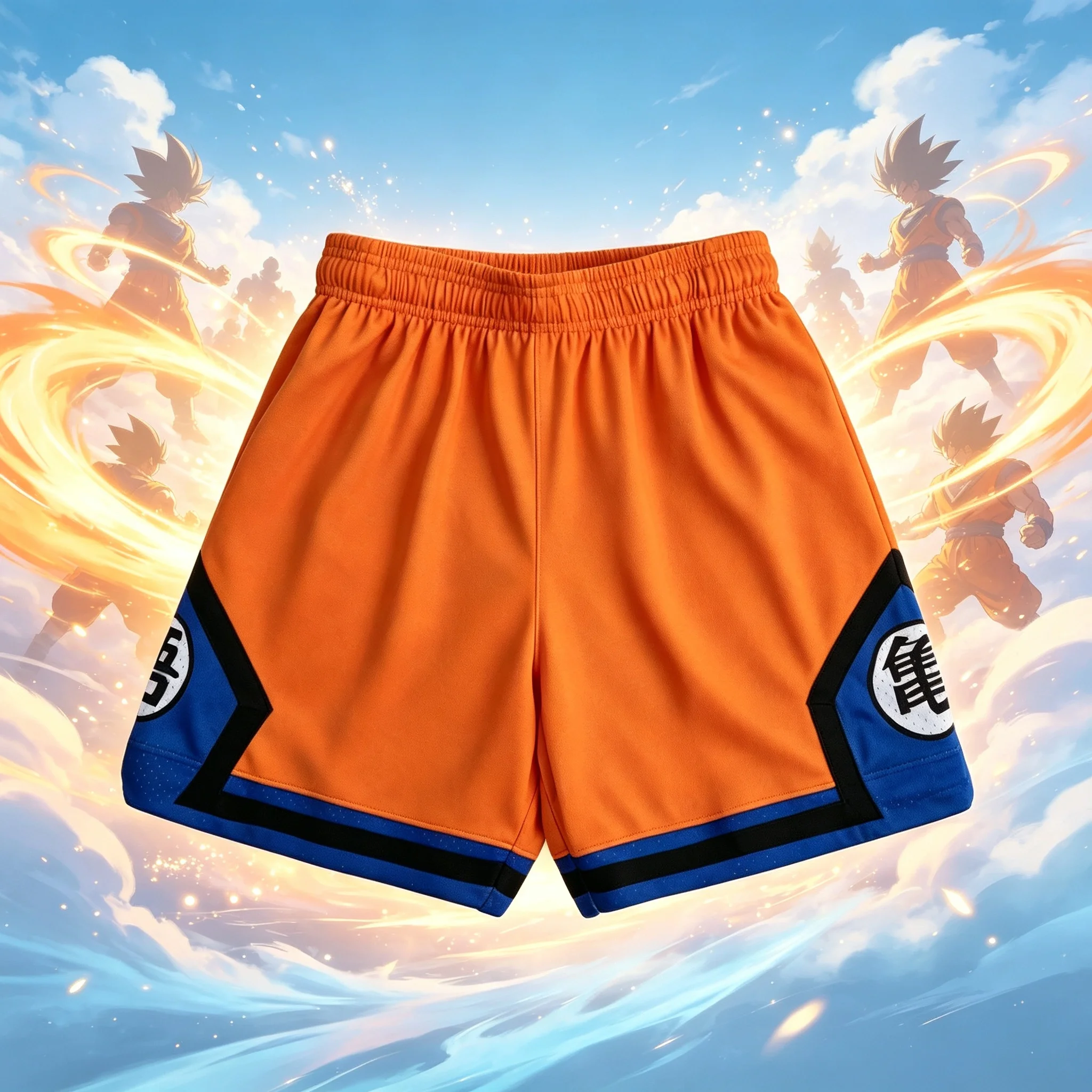 Unisex Children Adults Dragon Ball Print Shorts Shorts Elastic Waist Loose Summer Short Pants For Daily Sports Casual Outfits