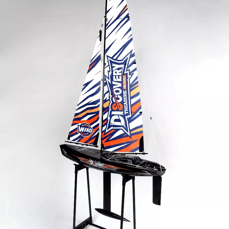 Modello di barca telecomandata 65,5 cm Josway8810 Barca a vela RC Pure Wind Power Radio 2,4 Ghz