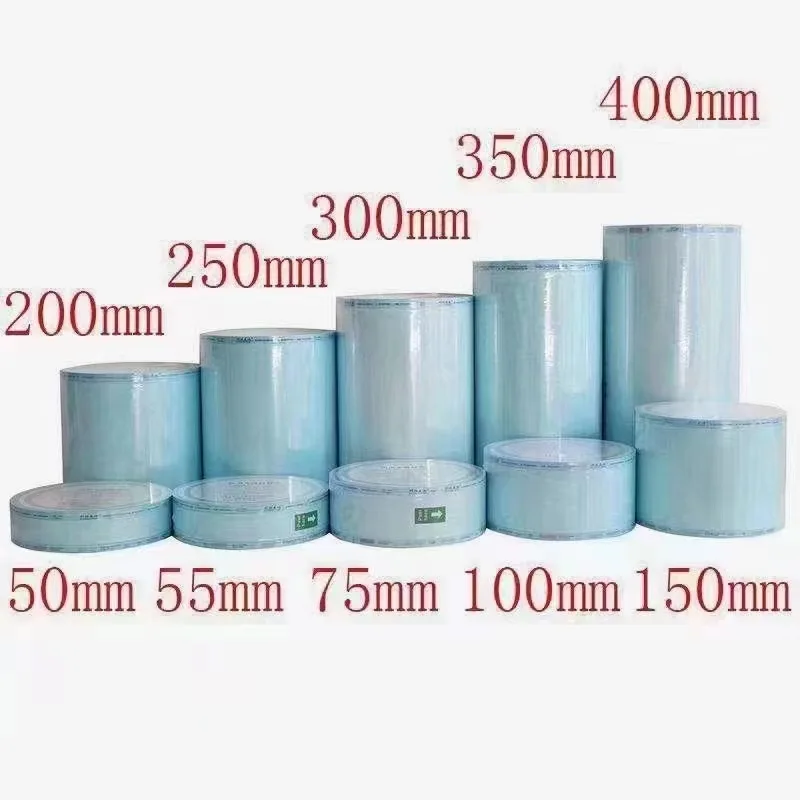 Dental Large 200mm Disinfection Sterilization Bag Roll Bags of Sterile Medical Sterilization Sealing Pocket