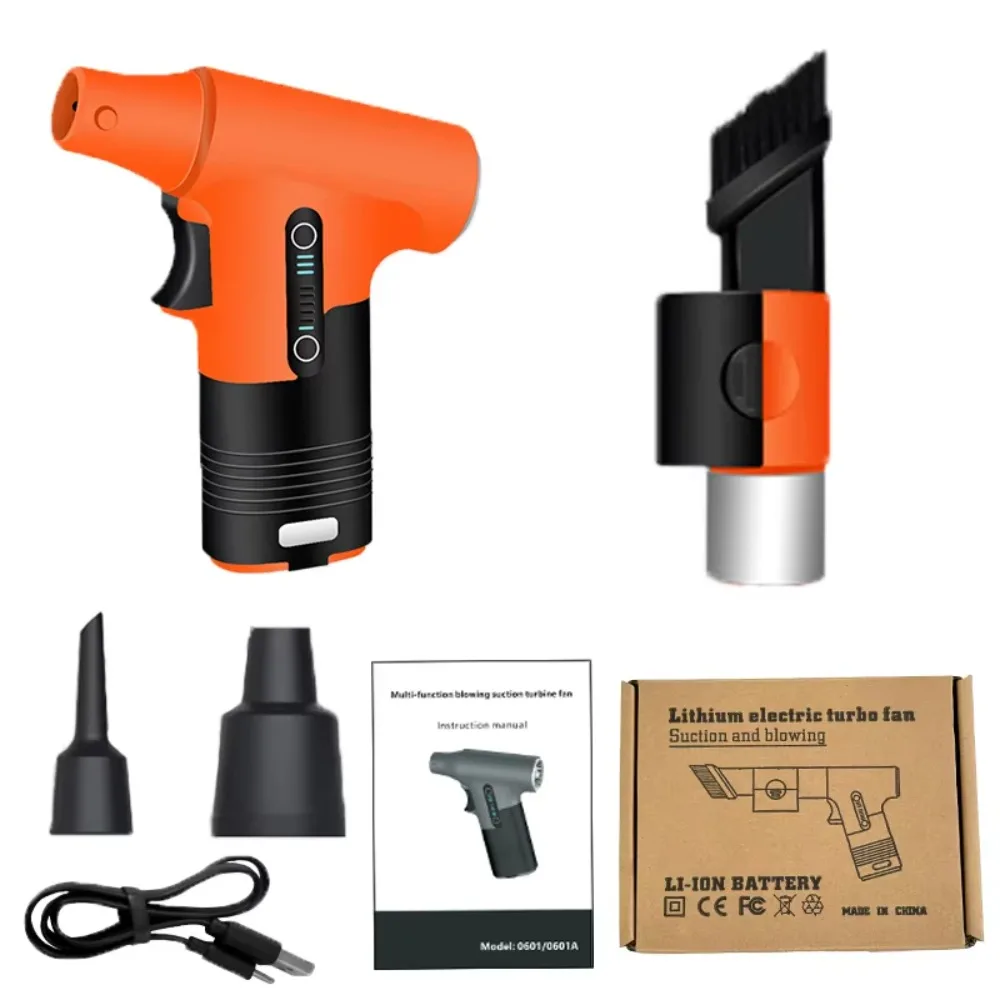 for F.EASY.D Tiktok Hot Selling 130000rpm Powerful Mini Turbo Car Air Vacuum Blower For House Computer Keyboard Dust Cleaning