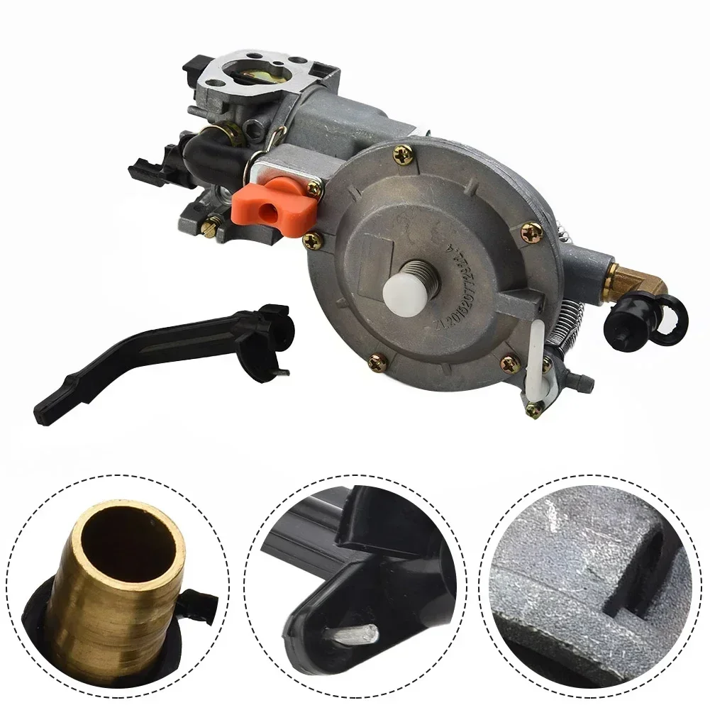 Conversion Kits For Petrol Generators 2-5KW To Use Methane CNG/Propane Gas Pressure Regulator And A Gas Carburetor Kit   New