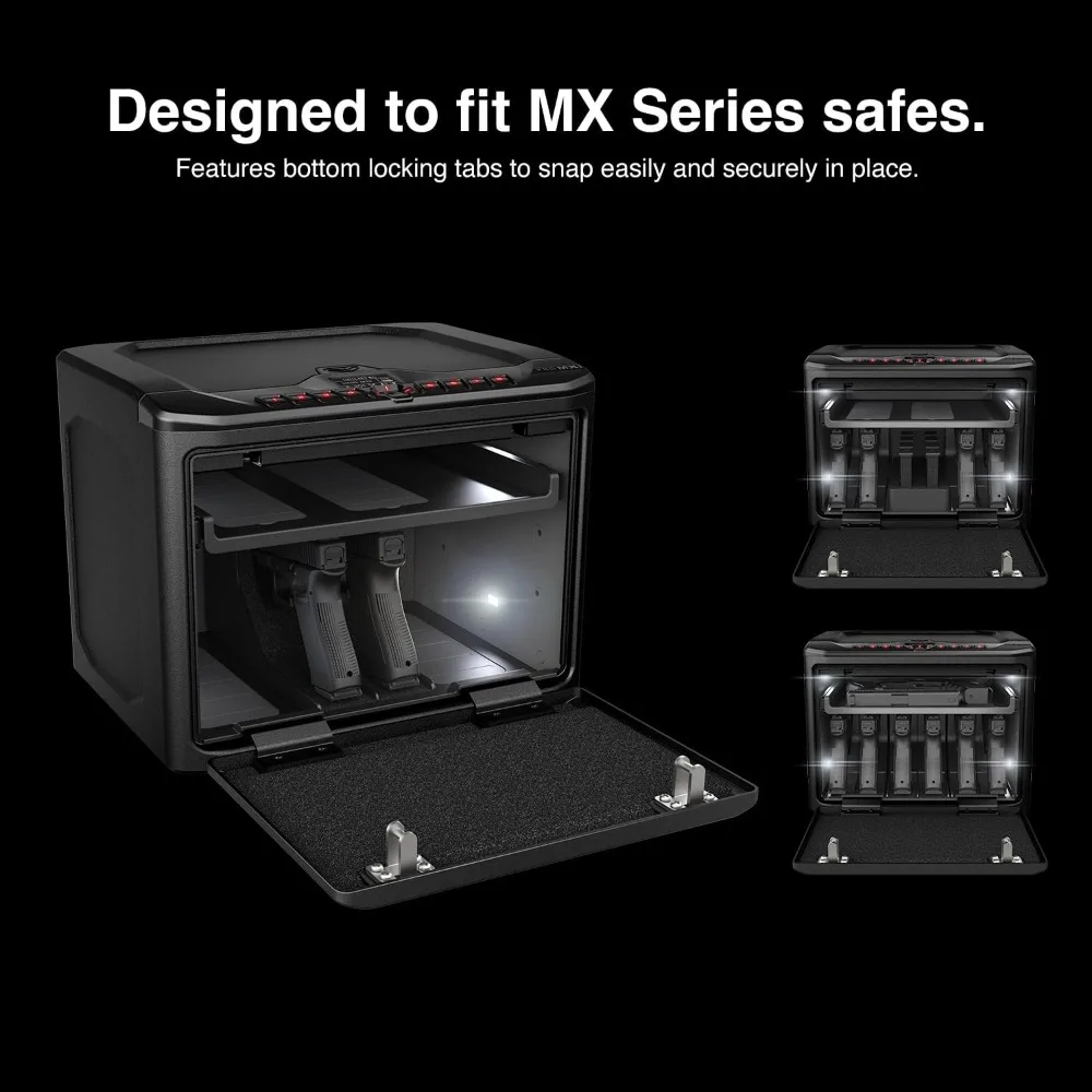 Modular Pistol Rack for Secure Handgun Storage with High-Density Foam and Flexible Fit