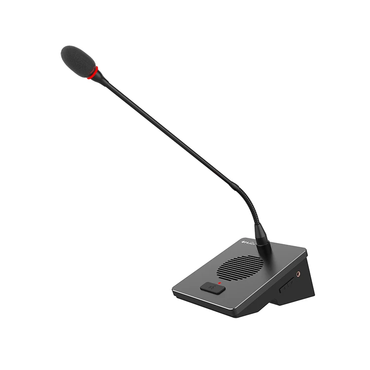 

HUAIN Digital Basic Gooseneck Wired Delegate Conference Microphone Console For Audio Visual System
