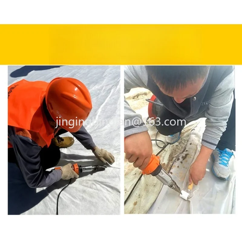 New plastic hot air welding torch 2000w high power pvc waterproof membrane tarpaulin tunnel floor geomembrane hot air tool