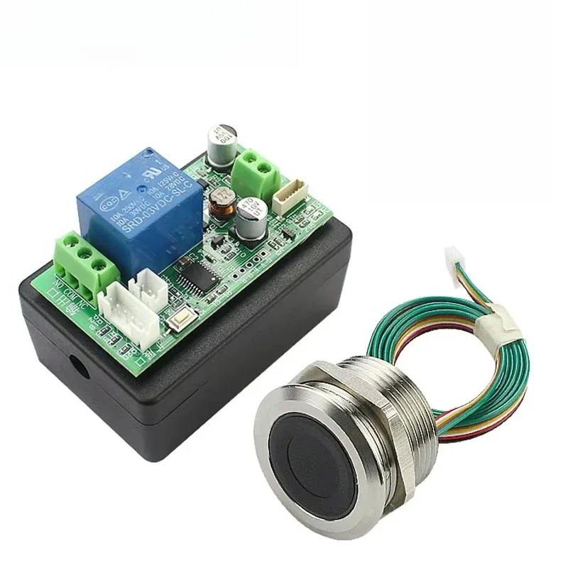 Fingerprint relay control board low power recognition module 7-30v motorcycle start modified electric lock controller