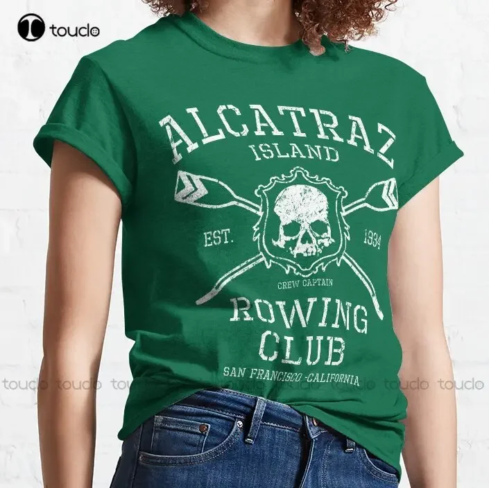 الكاتراز التجديف نادي تتجه تي شيرت مخصص الكبار في سن المراهقة للجنسين الطباعة الرقمية تي شيرت مضحك الفن الشارع الشهير الكرتون المحملة #3