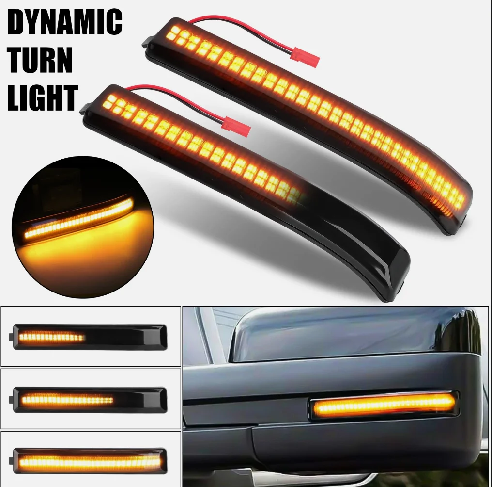 LED Turn Signal Light for 2009-2014 Ford F150 & Raptor Pickup Truck Dynamic Side Mirror Light Sequential OEM:9L3Z-17E748-BA