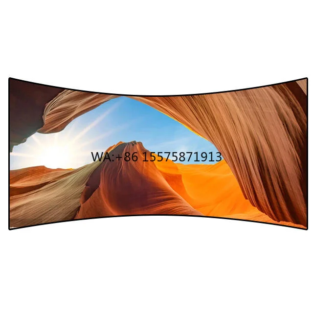 Indoor P1.2-P2.5 Soft Cylinder Flexible LED Video Wall Smart Creative Exhibition Wave Curve Display Screen HDR 800cd/sqm