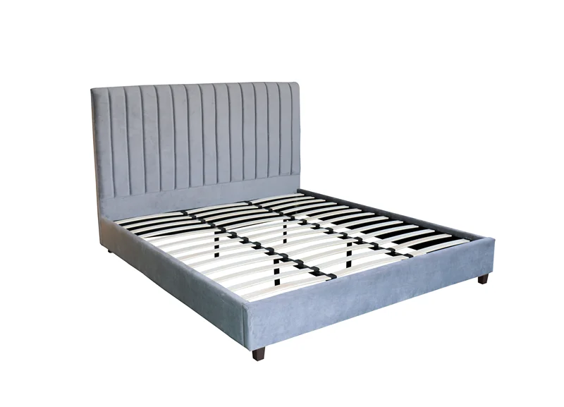 American wooden platform timber plywood bed frame headboards designs