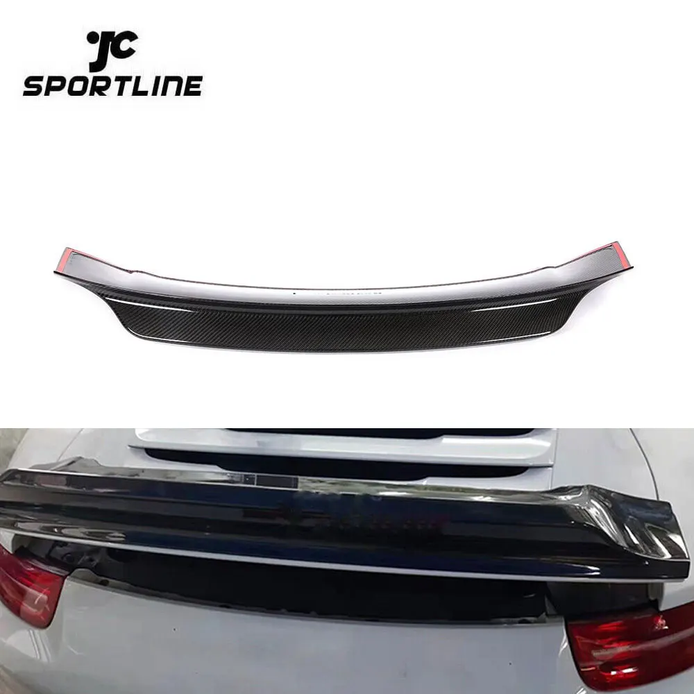 Dry Carbon Fiber 991 Car Ducktail Spoiler For Porsche 991 Carrera 4 GTS 911 Turbo 2016-2019