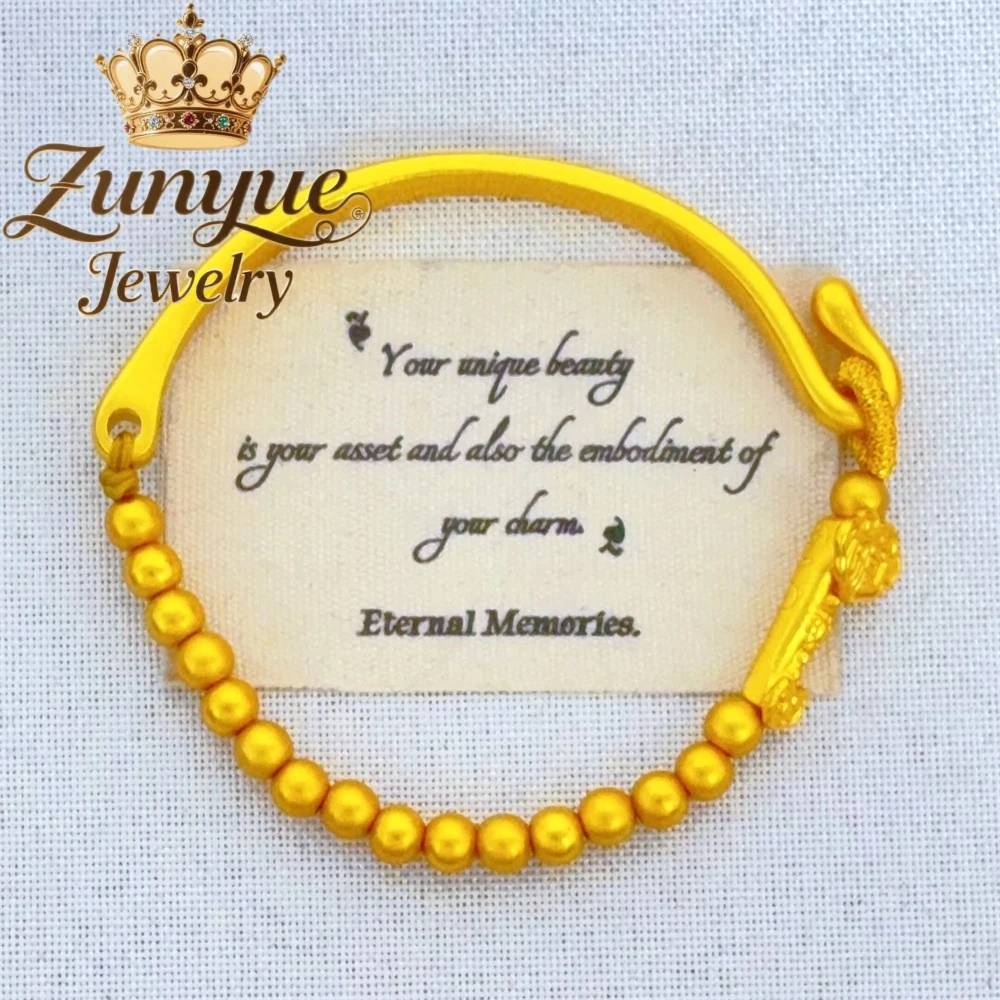 

Sand Gold Bracelet Delicate High-Grade Light Luxury Bracelet Luxury Quality Jewelry Fashion Jewelry Popular Elegant Charms Gift