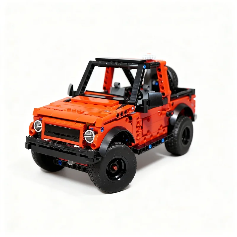 727pcs MOC 42213 Suzuki Samurai Technical Vehicle Model Building Blocks Room Decor Tabletop Ornament Collection Gift For Adults