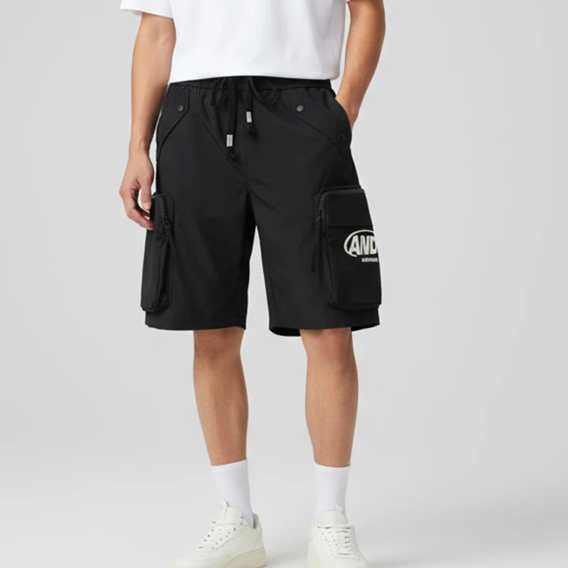 Shorts cargo masculinos de boa qualidade, shorts de praia de verão, calças plus size