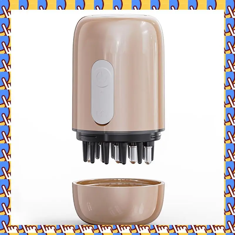 

Электрический массажер для кожи головы A20M и аппликатор для масла для волос, диспенсер для лечения кожи головы для роста волос, перезаряжаемый B