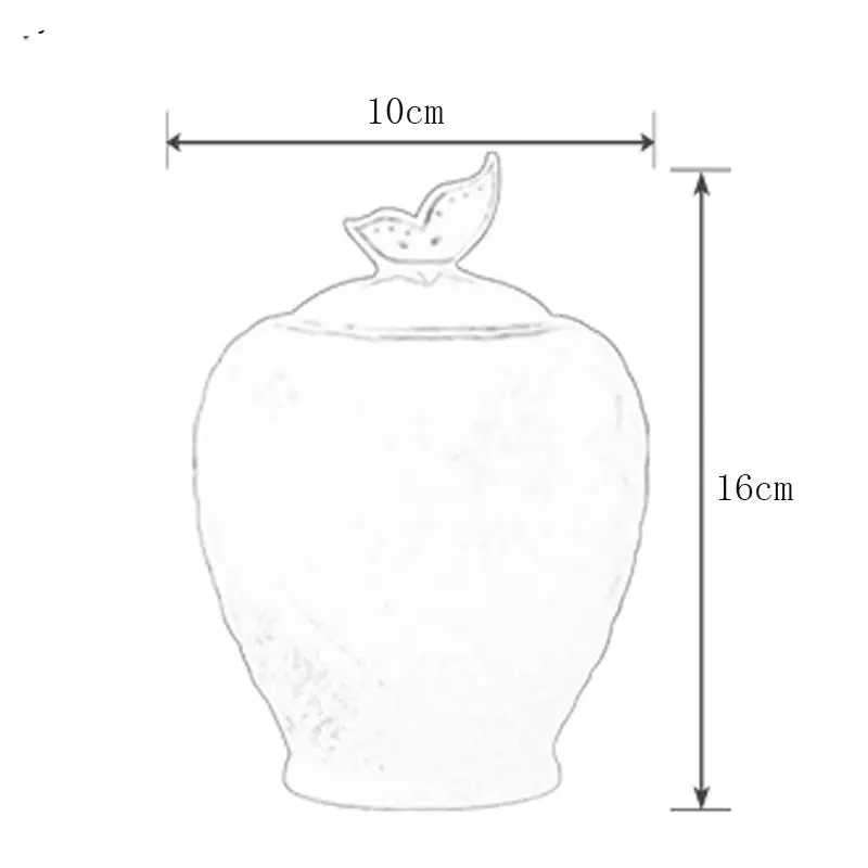 Imagem -06 - Simples Frasco de Gengibre de Cerâmica Caixa de Armazenamento de Chá Doméstico Decoração da Sala de Estar Doces Acessórios Home Modernos