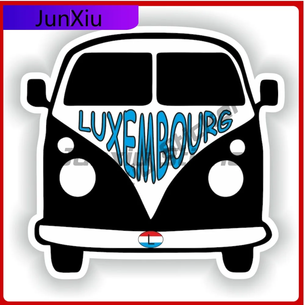 

Van Luxembourg Sticker Funny Cool Cute SUV Car Anti UV Vehicle Decor Vinyl Decal For Car Truck SUV Window Bumper Laptop