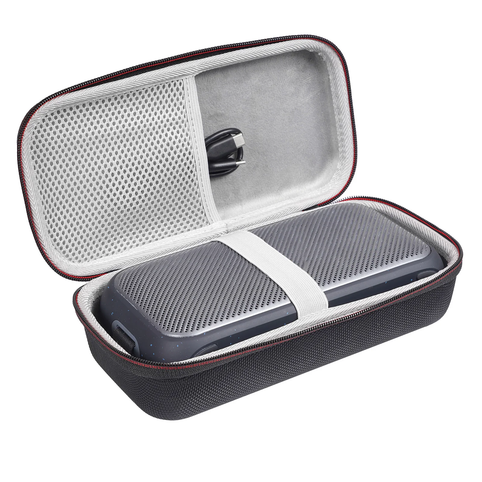 Hard Carrying Case Shockproof Protective Travel Case EVA Speaker Storage Bag with Mesh Pocket for Anker SoundCore Motion 300